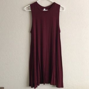 Maroon Tank Dress